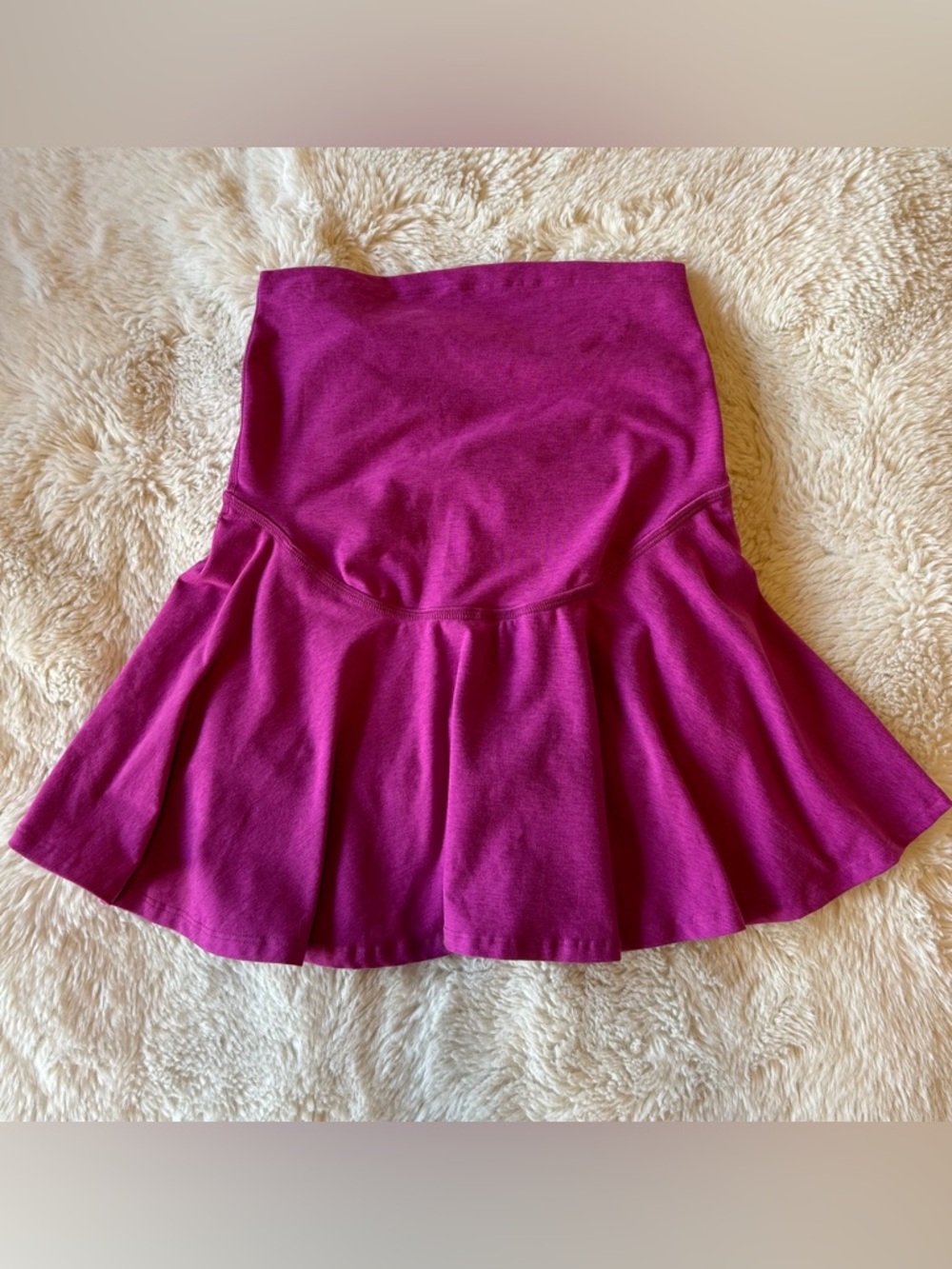 Beyond The Bump Purple Athletic Skort